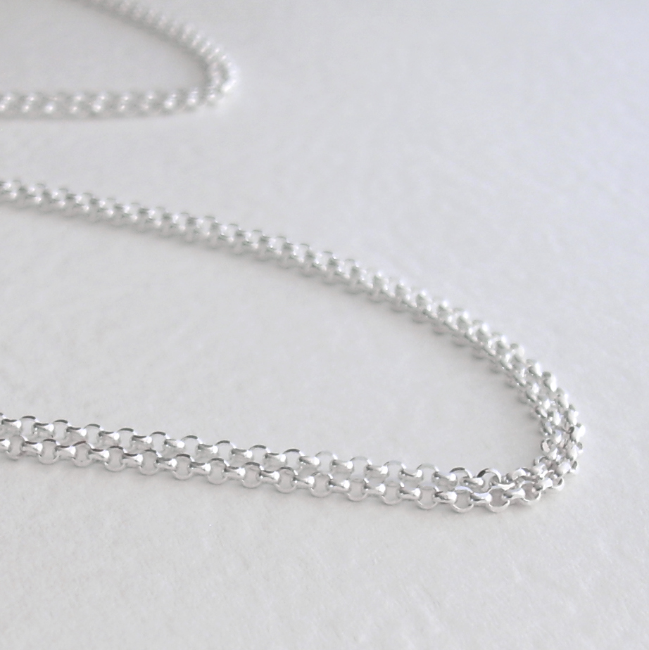Thin Sterling Silver Chain, Arthritis Jewelry, Disability Clasp
